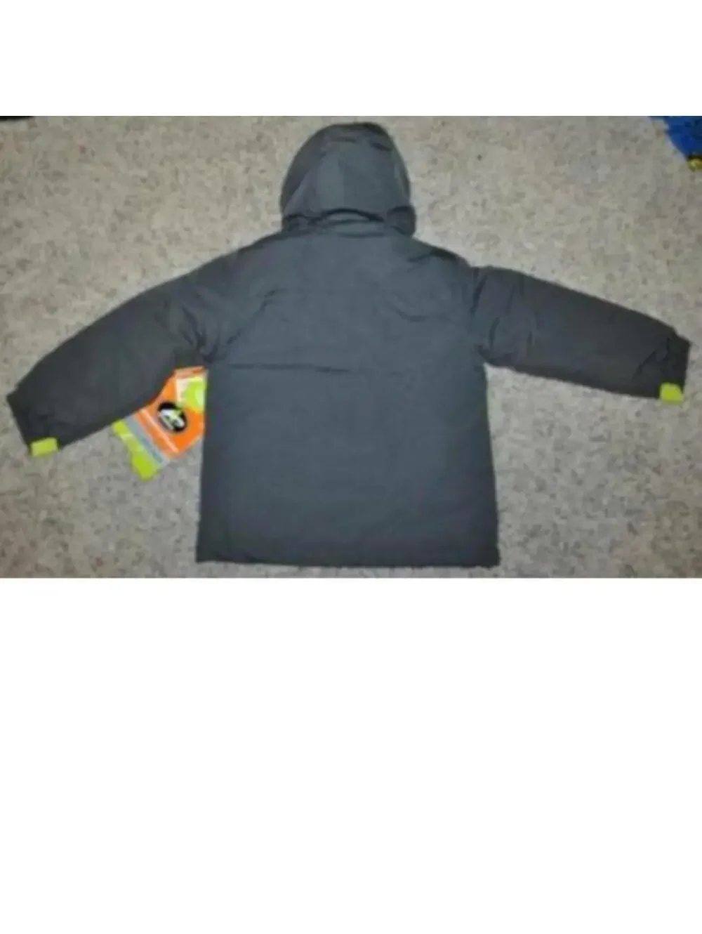 Boys All Weather Jacket 4/5 Gray Yellow 4 in 1 Winter Spring Fall Athletech